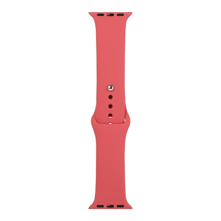 Silicone Watch Replacement Strap, Long Section (Men), For Apple Watch Series 8&7 41mm / SE 2&6&SE&5&4 40mm / 3&2&1 38mm