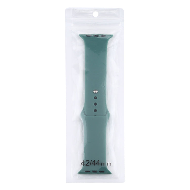 Silicone Watch Replacement Strap, Long Section (Men), For Apple Watch Ultra 49mm / Series 8&7 45mm / SE 2&6&SE&5&4 44mm / 3&2&1 42mm
