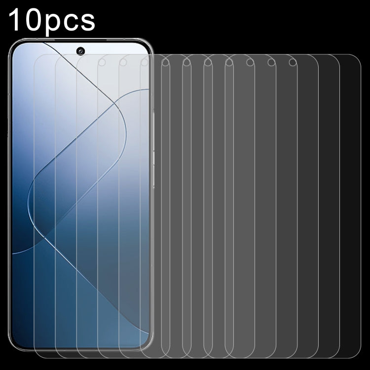 10pcs 0.26mm 9H 2.5D Tempered Glass Film, For Xiaomi Poco M7 Pro 5G, For Xiaomi Poco C75 5G, For Xiaomi Redmi K80 / K80 Pro, For Xiaomi Redmi Note 14 4G, For Xiaomi Redmi A4 5G, For Xiaomi Redmi 14R / A3 Pro, For Xiaomi Redmi Note 14 5G
