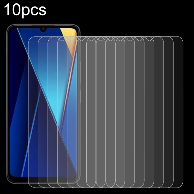 10pcs 0.26mm 9H 2.5D Tempered Glass Film, For Xiaomi Poco M7 Pro 5G, For Xiaomi Poco C75 5G, For Xiaomi Redmi K80 / K80 Pro, For Xiaomi Redmi Note 14 4G, For Xiaomi Redmi A4 5G, For Xiaomi Redmi 14R / A3 Pro, For Xiaomi Redmi Note 14 5G