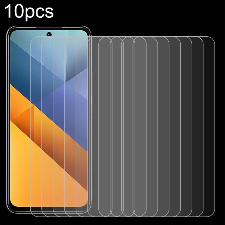 10pcs 0.26mm 9H 2.5D Tempered Glass Film, For Xiaomi Poco M7 Pro 5G, For Xiaomi Poco C75 5G, For Xiaomi Redmi K80 / K80 Pro, For Xiaomi Redmi Note 14 4G, For Xiaomi Redmi A4 5G, For Xiaomi Redmi 14R / A3 Pro, For Xiaomi Redmi Note 14 5G