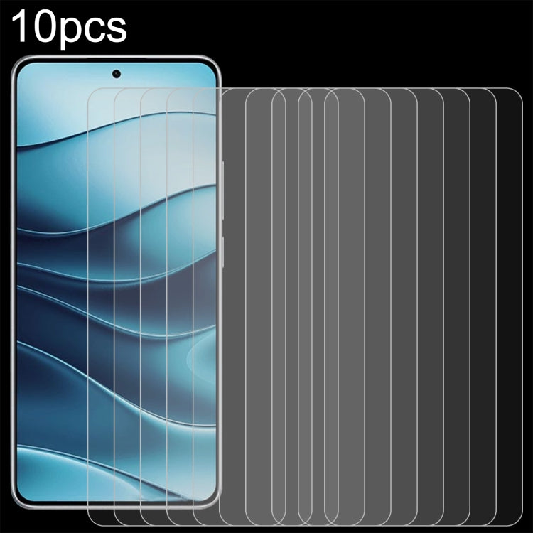 10pcs 0.26mm 9H 2.5D Tempered Glass Film