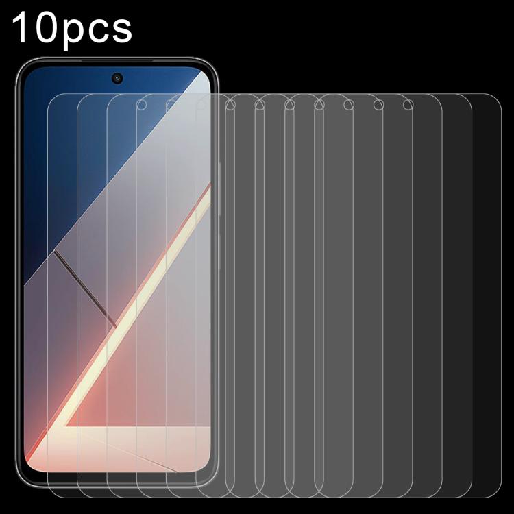 10pcs 0.26mm 9H 2.5D Tempered Glass Film, For Xiaomi Poco C81x 4G, For Xiaomi Poco M8s 5G, For Xiaomi Poco C81 Pro 4G, For Redmi A7 Pro 171mm / Poco C85x 5G, For Redmi R70 5G / R70m 5G, For Xiaomi Poco C85x 5G, For Redmi Note 15 Special 5G             ...