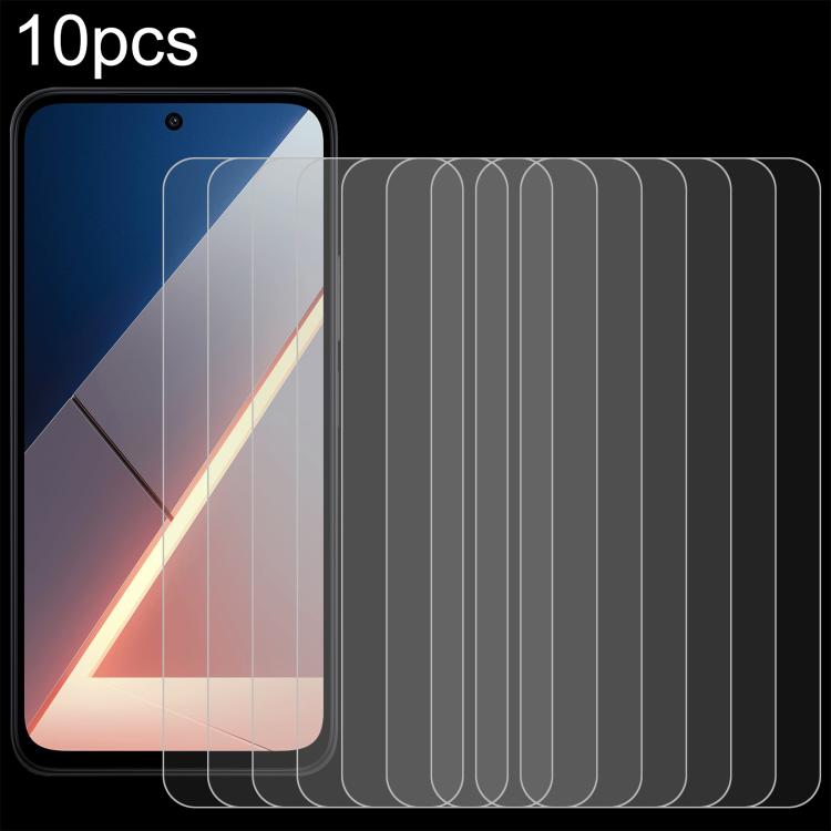 10pcs 0.26mm 9H 2.5D Tempered Glass Film, For Redmi A7 4G 171.8mm, For Redmi 17C 4G, For Xiaomi Poco C81x 4G, For Xiaomi Poco M8s 5G, For Xiaomi Poco C81 Pro 4G, For Redmi A7 Pro 171mm / Poco C85x 5G, For Redmi R70 5G / R70m 5G, For Xiaomi Poco C85x 5G...