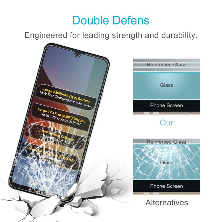 10pcs 0.26mm 9H 2.5D Tempered Glass Film, For Xiaomi Poco C81x 4G, For Xiaomi Poco M8s 5G, For Xiaomi Poco C81 Pro 4G, For Redmi A7 Pro 171mm / Poco C85x 5G, For Redmi R70 5G / R70m 5G, For Xiaomi Poco C85x 5G, For Redmi Note 15 Special 5G             ...