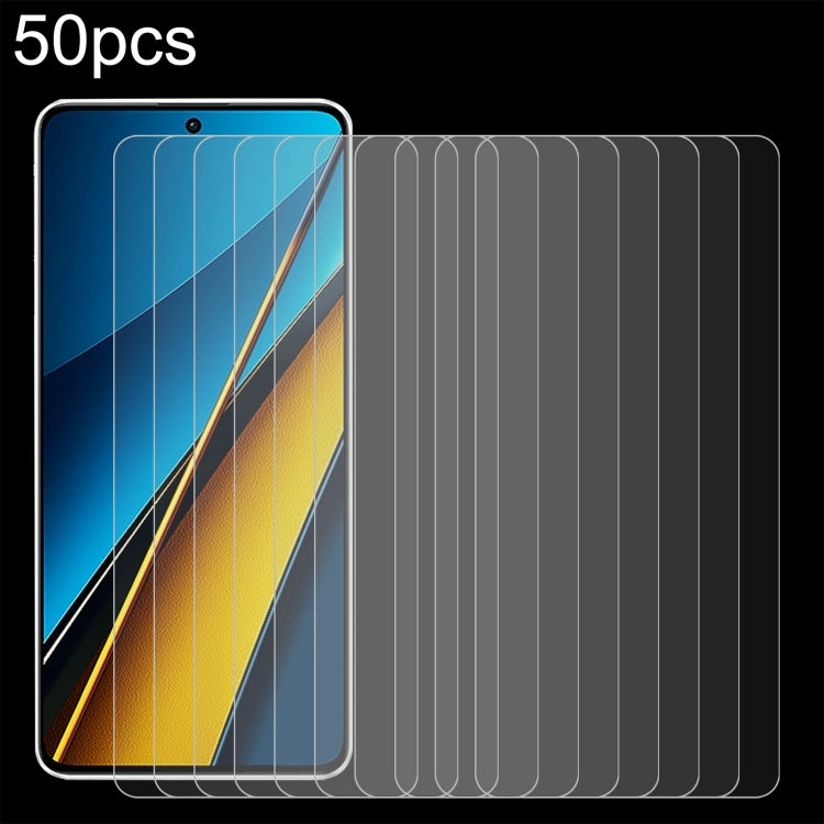50pcs 0.26mm 9H 2.5D Tempered Glass Film, For Xiaomi Redmi A3 / Poco C61, For Xiaomi Poco X6 Neo, For Xiaomi Redmi 13R / Poco M6, For Xiaomi Poco X6 5G, For Xiaomi Poco C65, For Xiaomi 14, For Xiaomi Poco M6 Pro 5G, For Xiaomi 13T, For Xiaomi Redmi 12 ...