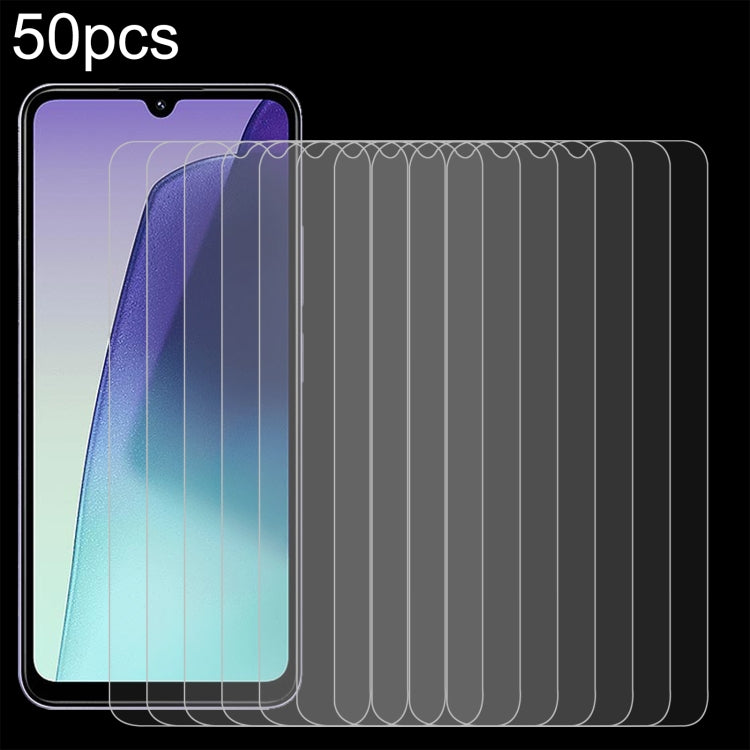 50pcs 0.26mm 9H 2.5D Tempered Glass Film