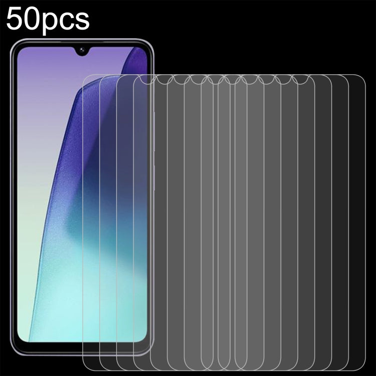 50pcs 0.26mm 9H 2.5D Tempered Glass Film
