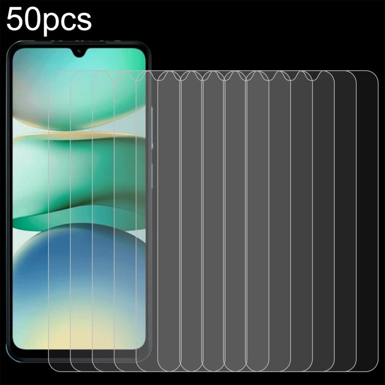 50pcs 0.26mm 9H 2.5D Tempered Glass Film