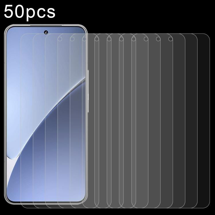 50pcs 0.26mm 9H 2.5D Tempered Glass Film