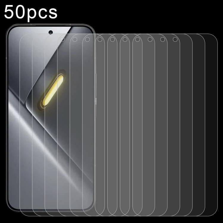 50pcs 0.26mm 9H 2.5D Tempered Glass Film, For Xiaomi Poco X8 Pro Max 5G, For Xiaomi Poco X8 Pro 5G, For Redmi Turbo 5 Max 5G, For Redmi Turbo 5 5G, For Xiaomi 17 Ultra, For Redmi Note 15 4G Global 164mm, For Redmi Note 15 Pro 4G Global 163.2mm         ...