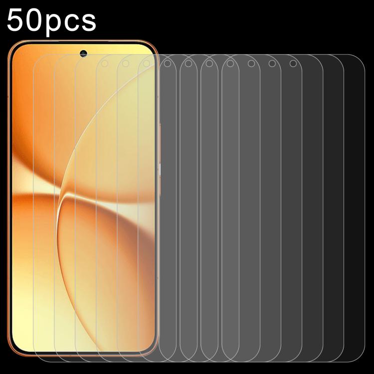 50pcs 0.26mm 9H 2.5D Tempered Glass Film, For Xiaomi Poco C81x 4G, For Xiaomi Poco M8s 5G, For Xiaomi Poco C81 Pro 4G, For Redmi A7 Pro 171mm / Poco C85x 5G, For Redmi R70 5G / R70m 5G, For Xiaomi Poco C85x 5G, For Redmi Note 15 Special 5G             ...