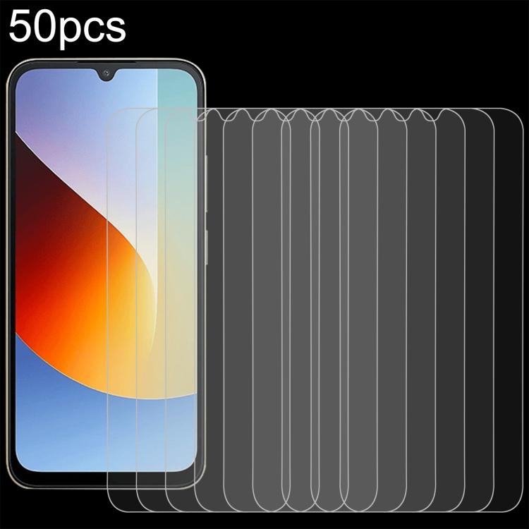 50pcs 0.26mm 9H 2.5D Tempered Glass Film, For Xiaomi Poco C81x 4G, For Xiaomi Poco M8s 5G, For Xiaomi Poco C81 Pro 4G, For Redmi A7 Pro 171mm / Poco C85x 5G, For Redmi R70 5G / R70m 5G, For Xiaomi Poco C85x 5G, For Redmi Note 15 Special 5G             ...