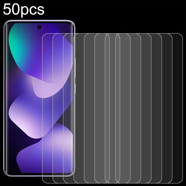 50pcs 0.26mm 9H 2.5D Tempered Glass Film, For Xiaomi Poco C81x 4G, For Xiaomi Poco M8s 5G, For Xiaomi Poco C81 Pro 4G, For Redmi A7 Pro 171mm / Poco C85x 5G, For Redmi R70 5G / R70m 5G, For Xiaomi Poco C85x 5G, For Redmi Note 15 Special 5G             ...