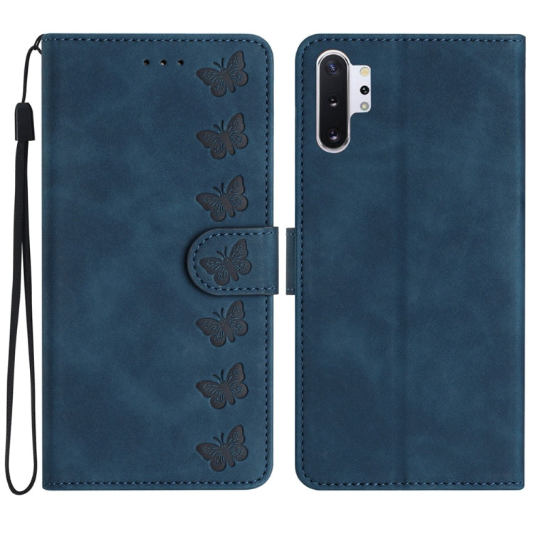 Seven Butterflies Embossed Leather Phone Case