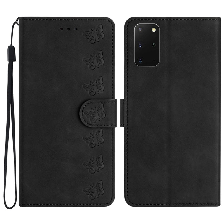 Seven Butterflies Embossed Leather Phone Case