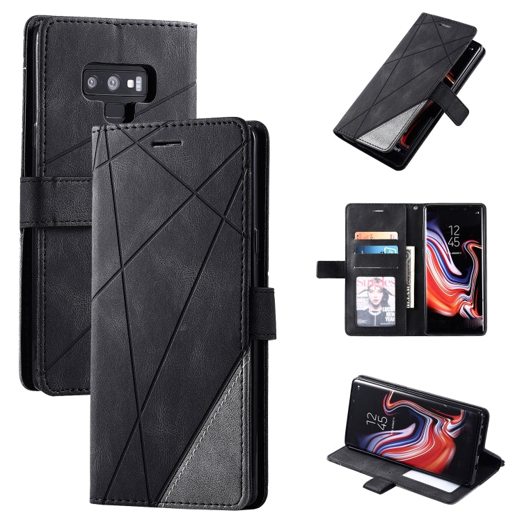 Skin Feel Splicing Horizontal Flip Leather Case with Holder & Card Slots & Wallet & Photo Frame, For Samsung Galaxy Note9, For Samsung Galaxy Note 10, For Samsung Galaxy Note 10 Pro, For Samsung Galaxy S8 Plus