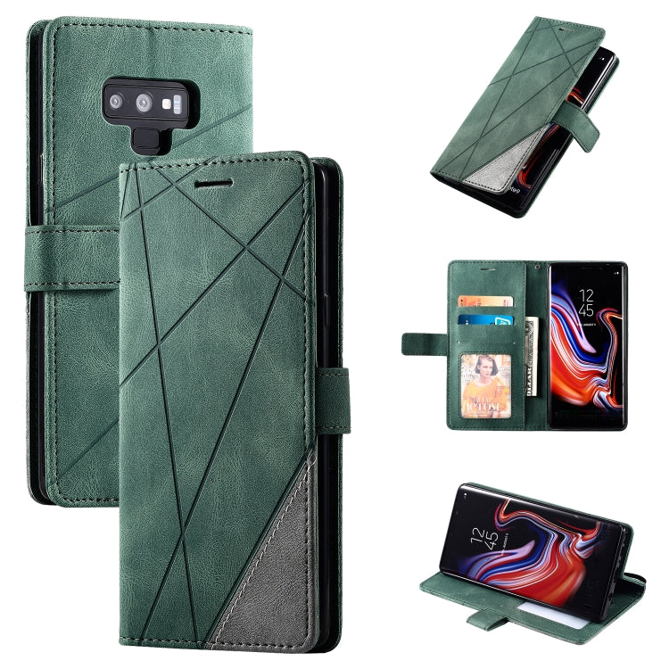 Skin Feel Splicing Horizontal Flip Leather Case with Holder & Card Slots & Wallet & Photo Frame, For Samsung Galaxy Note9, For Samsung Galaxy Note 10, For Samsung Galaxy Note 10 Pro, For Samsung Galaxy S8 Plus