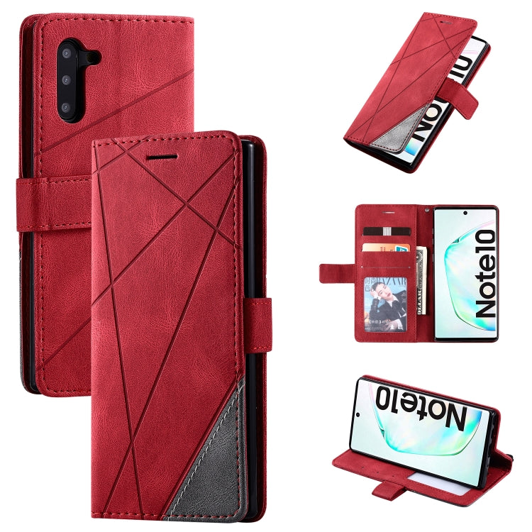 Skin Feel Splicing Horizontal Flip Leather Case with Holder & Card Slots & Wallet & Photo Frame, For Samsung Galaxy Note9, For Samsung Galaxy Note 10, For Samsung Galaxy Note 10 Pro, For Samsung Galaxy S8 Plus