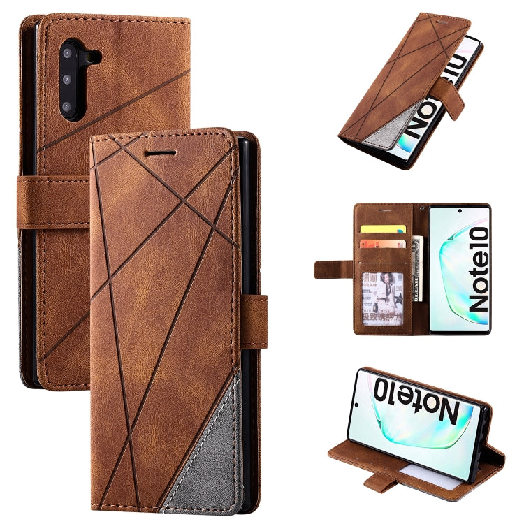 Skin Feel Splicing Horizontal Flip Leather Case with Holder & Card Slots & Wallet & Photo Frame, For Samsung Galaxy Note9, For Samsung Galaxy Note 10, For Samsung Galaxy Note 10 Pro, For Samsung Galaxy S8 Plus