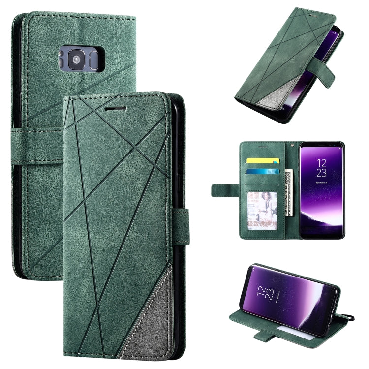 Skin Feel Splicing Horizontal Flip Leather Case with Holder & Card Slots & Wallet & Photo Frame, For Samsung Galaxy Note9, For Samsung Galaxy Note 10, For Samsung Galaxy Note 10 Pro, For Samsung Galaxy S8 Plus