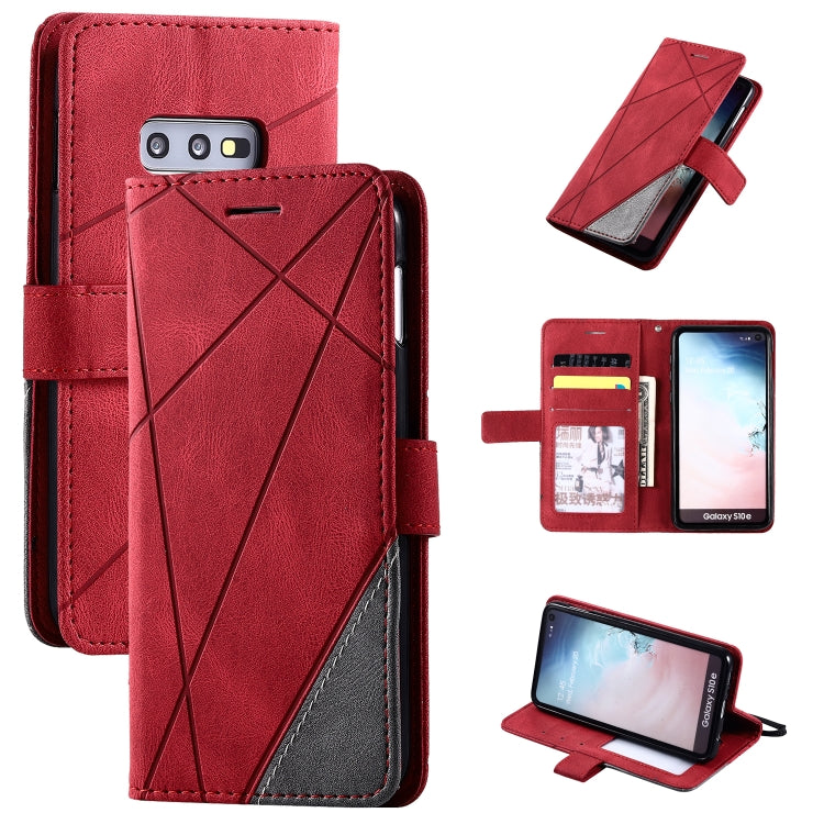 Skin Feel Splicing Horizontal Flip Leather Case with Holder & Card Slots & Wallet & Photo Frame, For Samsung Galaxy S10e, For Samsung Galaxy S20, For Samsung Galaxy S20 Plus, For Samsung Galaxy S20 Ultra