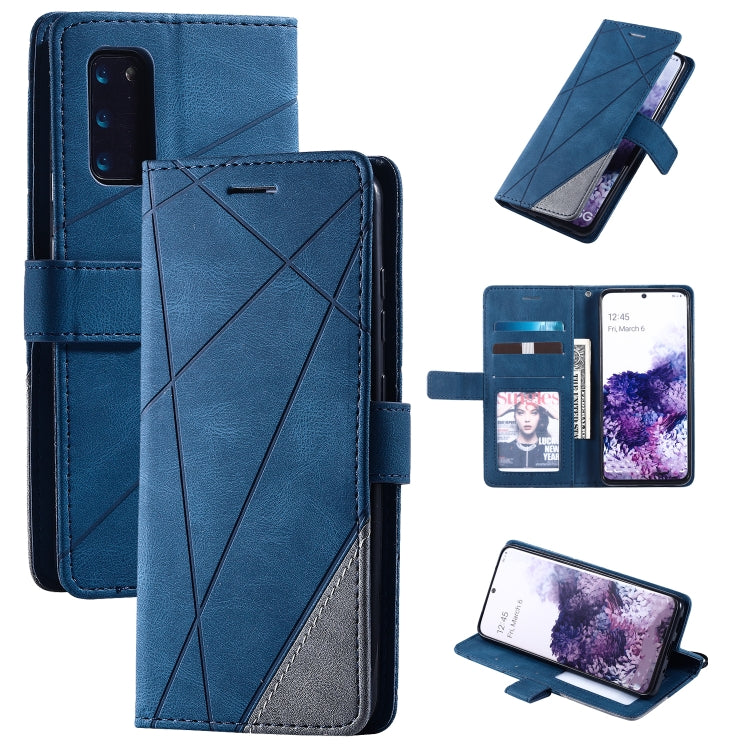 Skin Feel Splicing Horizontal Flip Leather Case with Holder & Card Slots & Wallet & Photo Frame, For Samsung Galaxy S10e, For Samsung Galaxy S20, For Samsung Galaxy S20 Plus, For Samsung Galaxy S20 Ultra