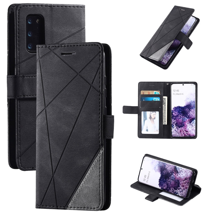 Skin Feel Splicing Horizontal Flip Leather Case with Holder & Card Slots & Wallet & Photo Frame, For Samsung Galaxy S10e, For Samsung Galaxy S20, For Samsung Galaxy S20 Plus, For Samsung Galaxy S20 Ultra