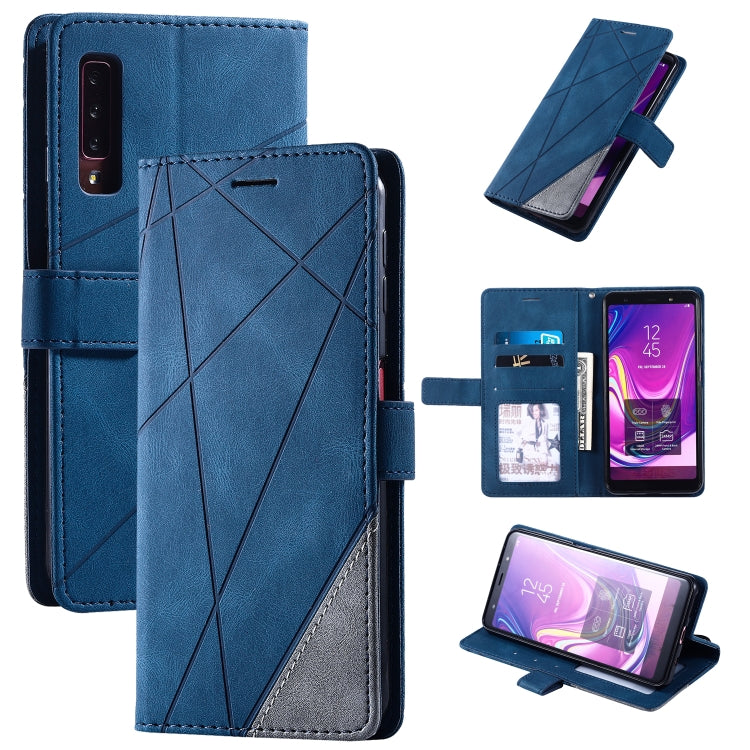 Skin Feel Splicing Horizontal Flip Leather Case with Holder & Card Slots & Wallet & Photo Frame, For Samsung Galaxy A7(2018), For Samsung Galaxy A10s, For Samsung Galaxy A20, For Samsung Galaxy A20e