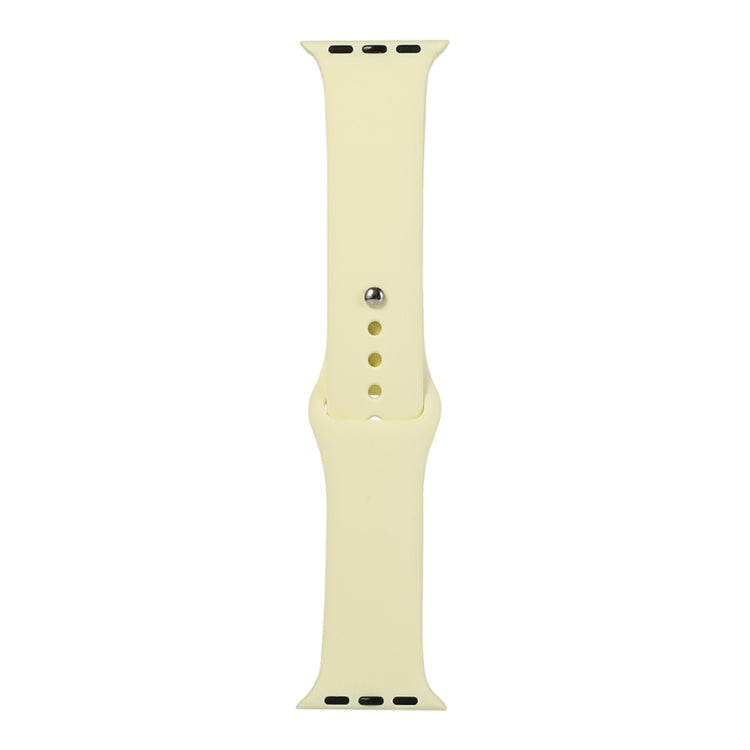 Silicone Watch Replacement Strap, Short Section (Female), For Apple Watch Series 8&7 41mm / SE 2&6&SE&5&4 40mm / 3&2&1 38mm