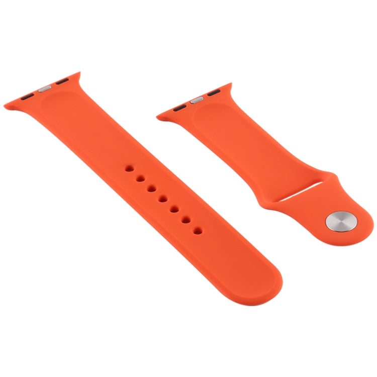 Silicone Watch Replacement Strap, Short Section (Female), For Apple Watch Ultra 49mm / Series 8&7 45mm / SE 2&6&SE&5&4 44mm / 3&2&1 42mm