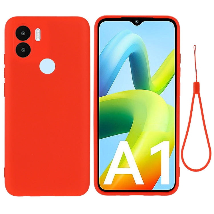 Coque antichoc en silicone liquide couleur pure pour Xiaomi Poco C51