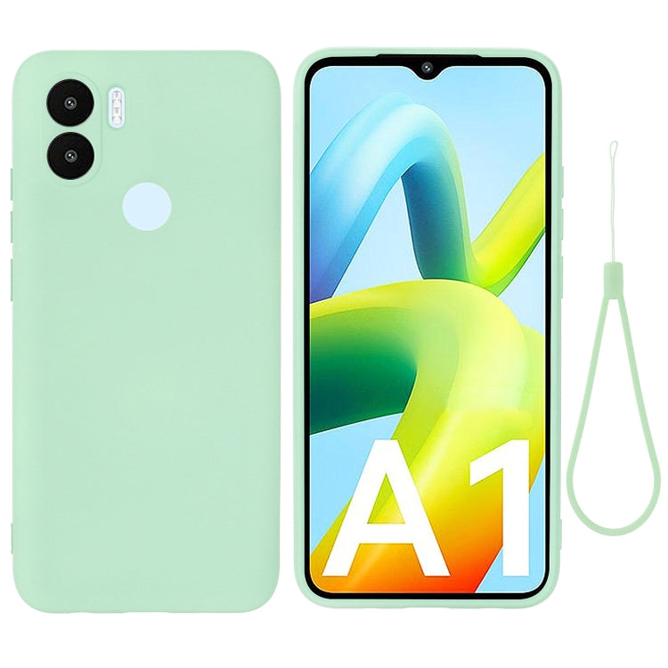 Coque antichoc en silicone liquide couleur pure pour Xiaomi Poco C51