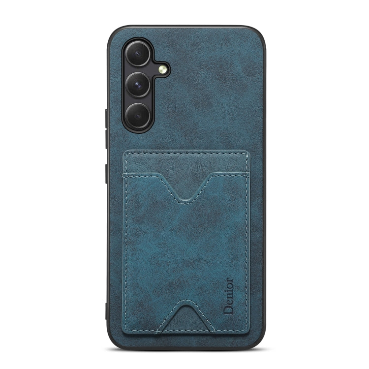 Étui Denior en PU avec porte-cartes et coque arrière pour Samsung Galaxy S24 Ultra 5G, Samsung Galaxy A14 5G, Samsung Galaxy S24+ 5G et Samsung Galaxy A24 5G