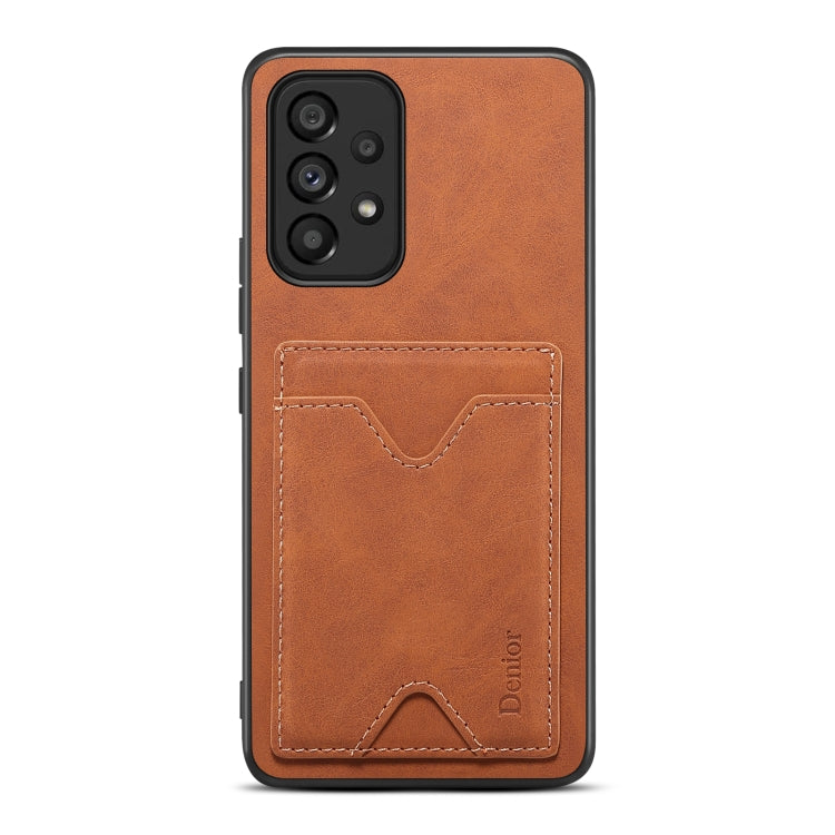 Denior PU Back Cover Card Slot Holder Phone Case, For Samsung Galaxy S24 5G, For Samsung Galaxy A34 5G, For Samsung Galaxy A54 5G, For Samsung Galaxy A23 5G