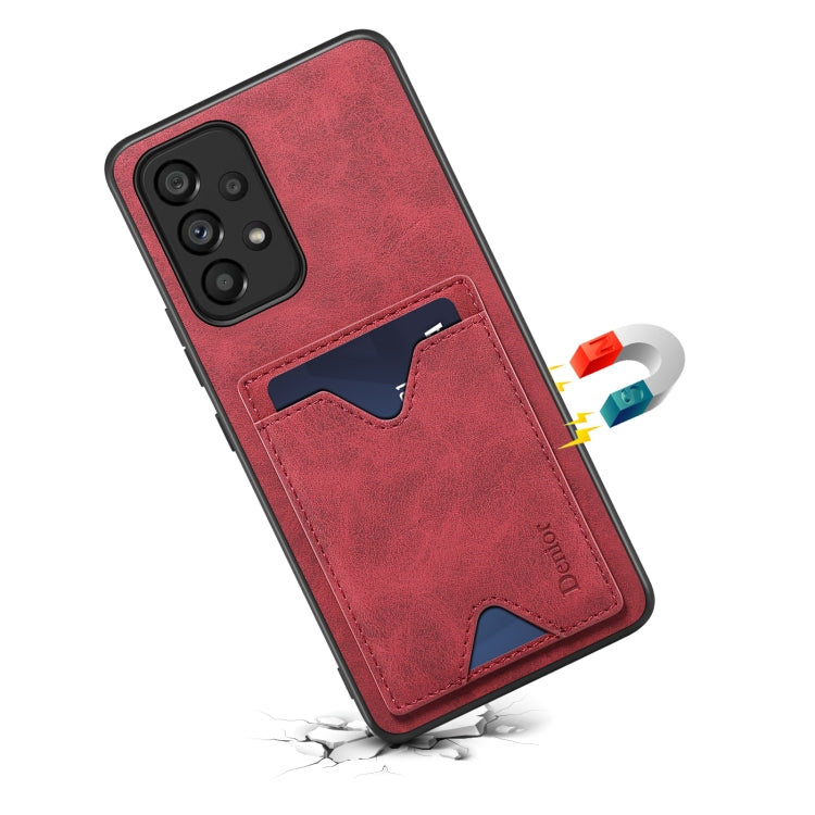 Denior PU Back Cover Card Slot Holder Phone Case, For Samsung Galaxy A53 5G