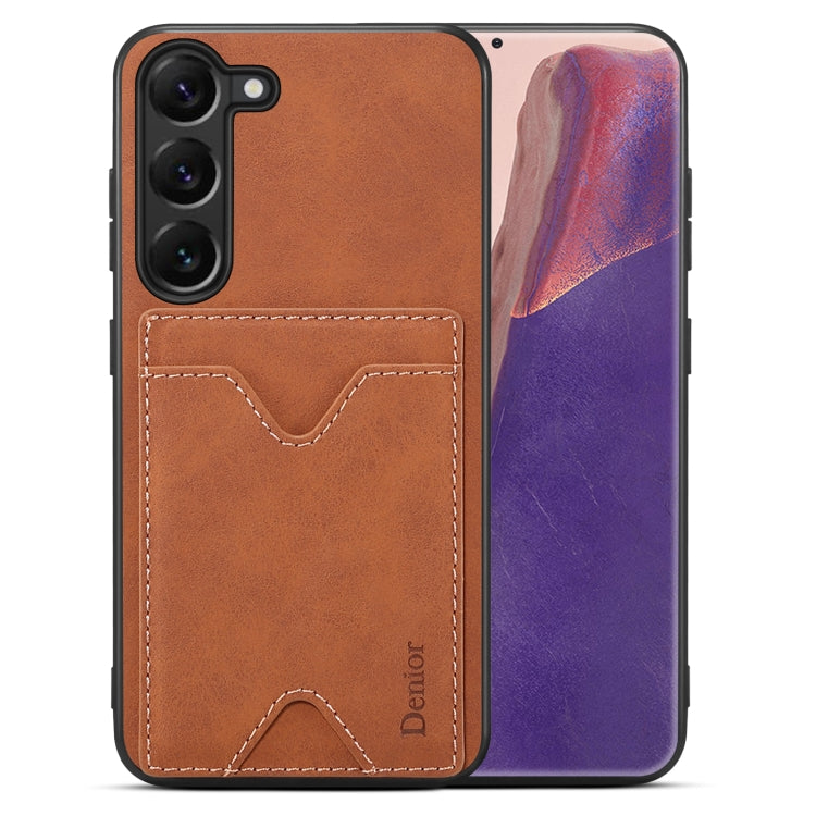 Étui Denior en PU avec porte-cartes et coque arrière pour Samsung Galaxy S24 Ultra 5G, Samsung Galaxy A14 5G, Samsung Galaxy S24+ 5G et Samsung Galaxy A24 5G
