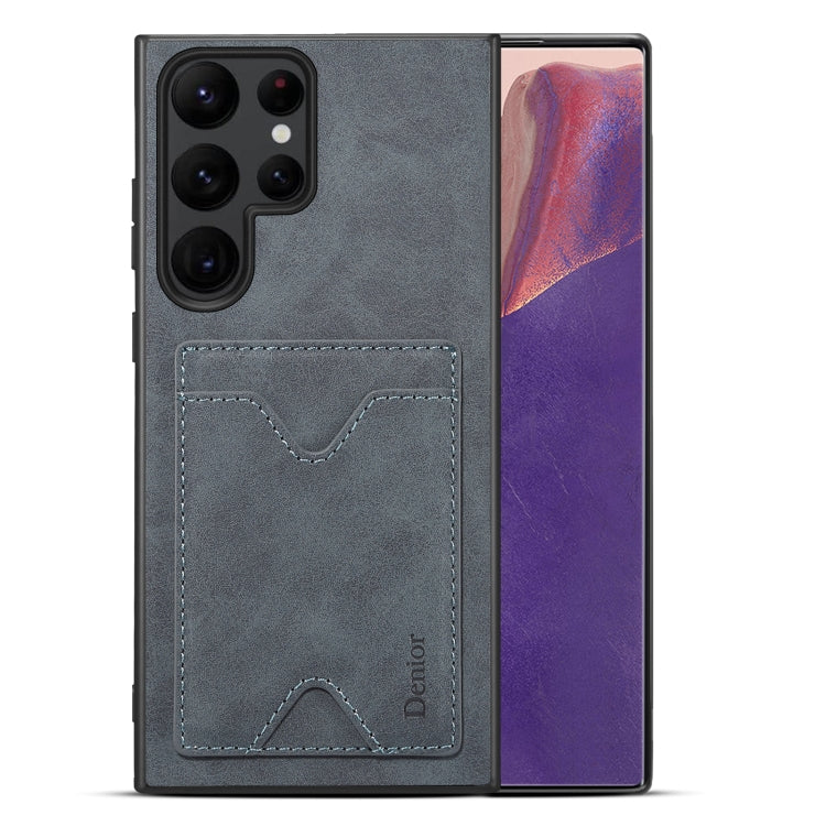 Étui Denior en PU avec porte-cartes et coque arrière pour Samsung Galaxy S24 Ultra 5G, Samsung Galaxy A14 5G, Samsung Galaxy S24+ 5G et Samsung Galaxy A24 5G