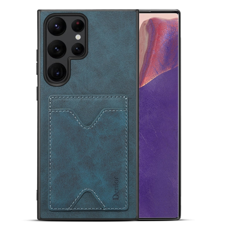 Étui Denior en PU avec porte-cartes et coque arrière pour Samsung Galaxy S24 Ultra 5G, Samsung Galaxy A14 5G, Samsung Galaxy S24+ 5G et Samsung Galaxy A24 5G