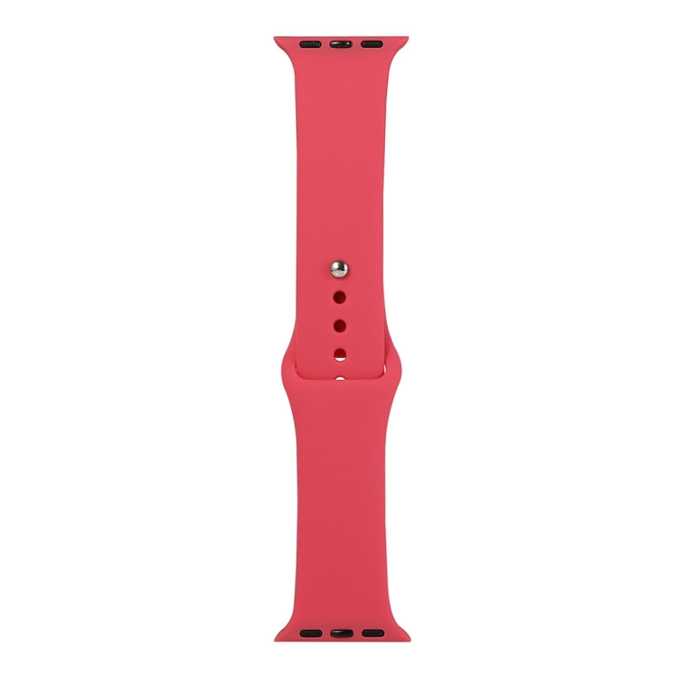 Silicone Watch Replacement Strap, Short Section (Female), For Apple Watch Series 8&7 41mm / SE 2&6&SE&5&4 40mm / 3&2&1 38mm