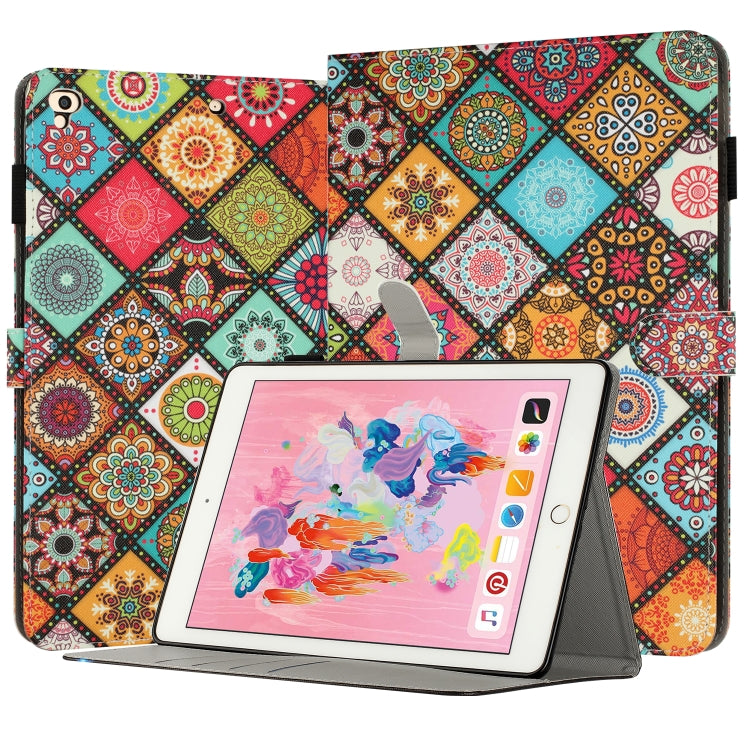 Painted Leather Smart Tablet Case, For iPad mini 5 / 4 / 3 / 2 / 1, For iPad Air / Air 2 / 9.7 2017 / 2018