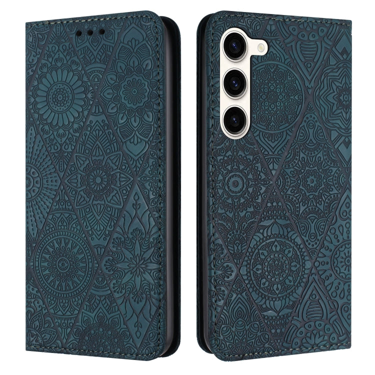 Ethnic Embossed Adsorption Leather Phone Case