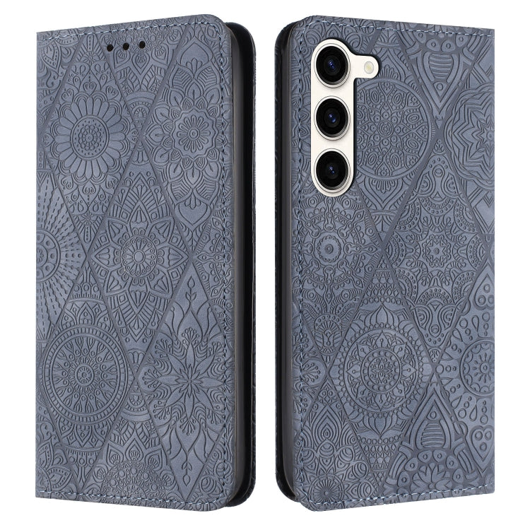 Ethnic Embossed Adsorption Leather Phone Case