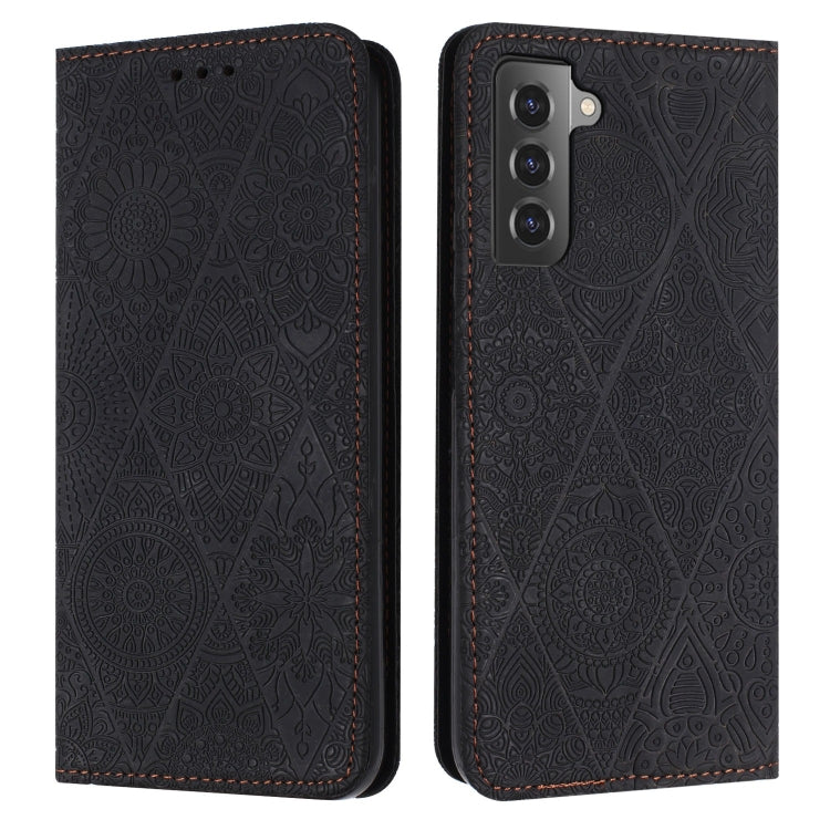 Ethnic Embossed Adsorption Leather Phone Case