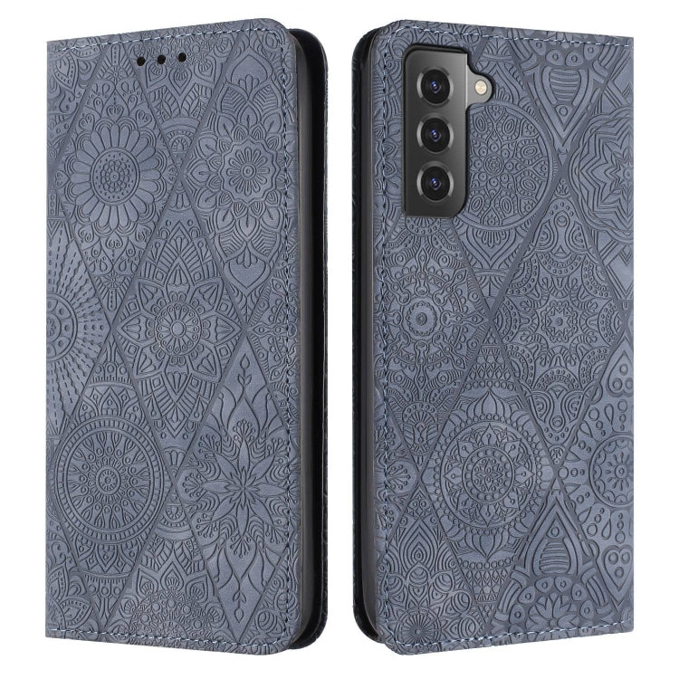 Ethnic Embossed Adsorption Leather Phone Case