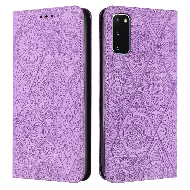 Ethnic Embossed Adsorption Leather Phone Case