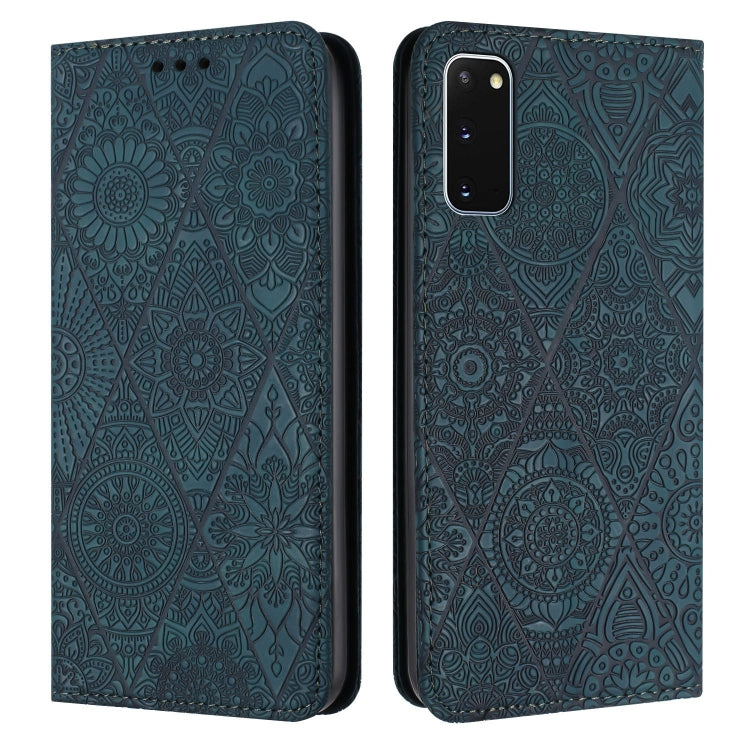 Ethnic Embossed Adsorption Leather Phone Case