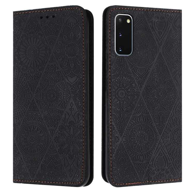 Ethnic Embossed Adsorption Leather Phone Case