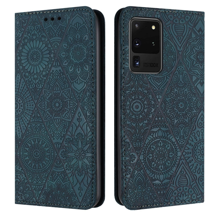 Ethnic Embossed Adsorption Leather Phone Case