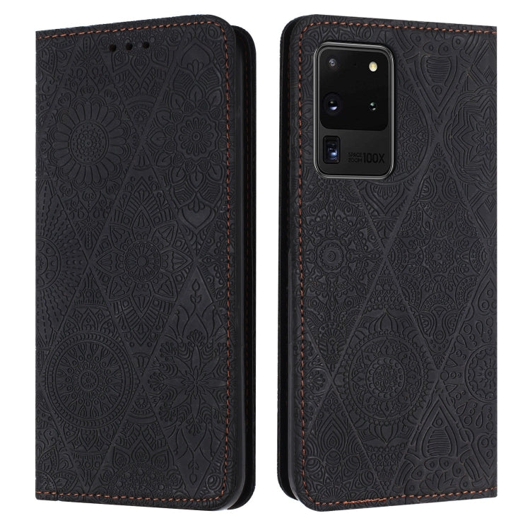 Ethnic Embossed Adsorption Leather Phone Case